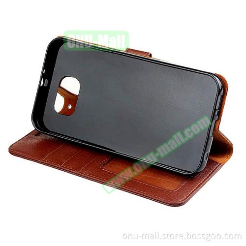 Mobile Case Dealer Litchi Texture Horizontal Flip Leather Case for Samsung Galaxy S7 Edge